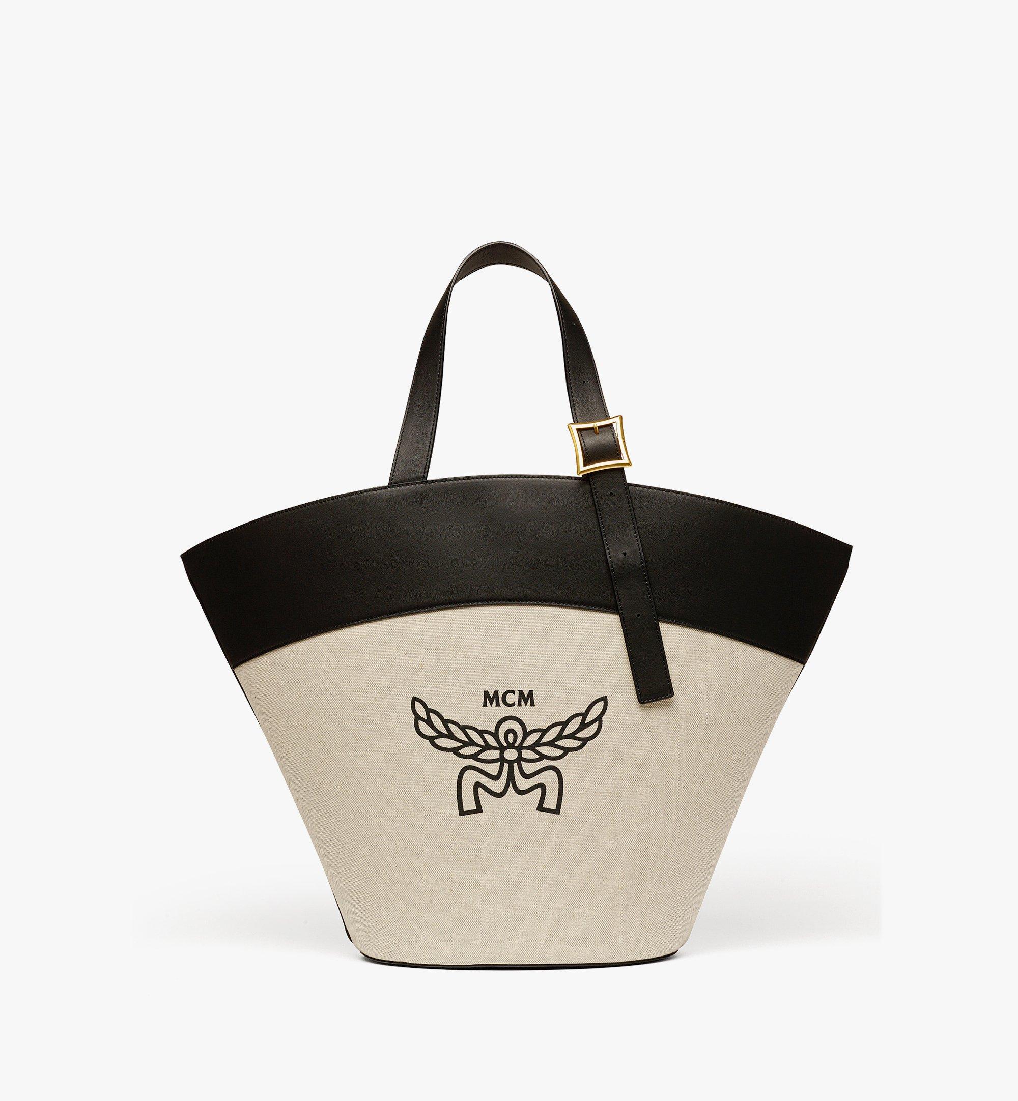 Mcm hot sale tote cognac